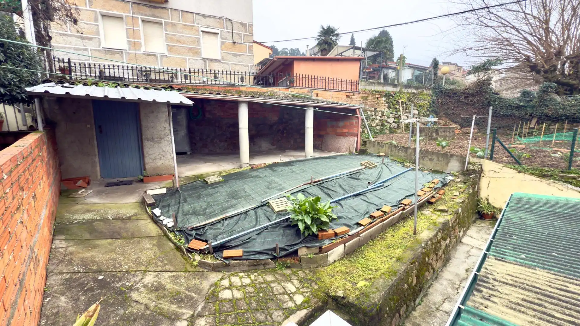 Garden of Houses for sale in Ourense Capital   with Private garden, Terrace and Furnished