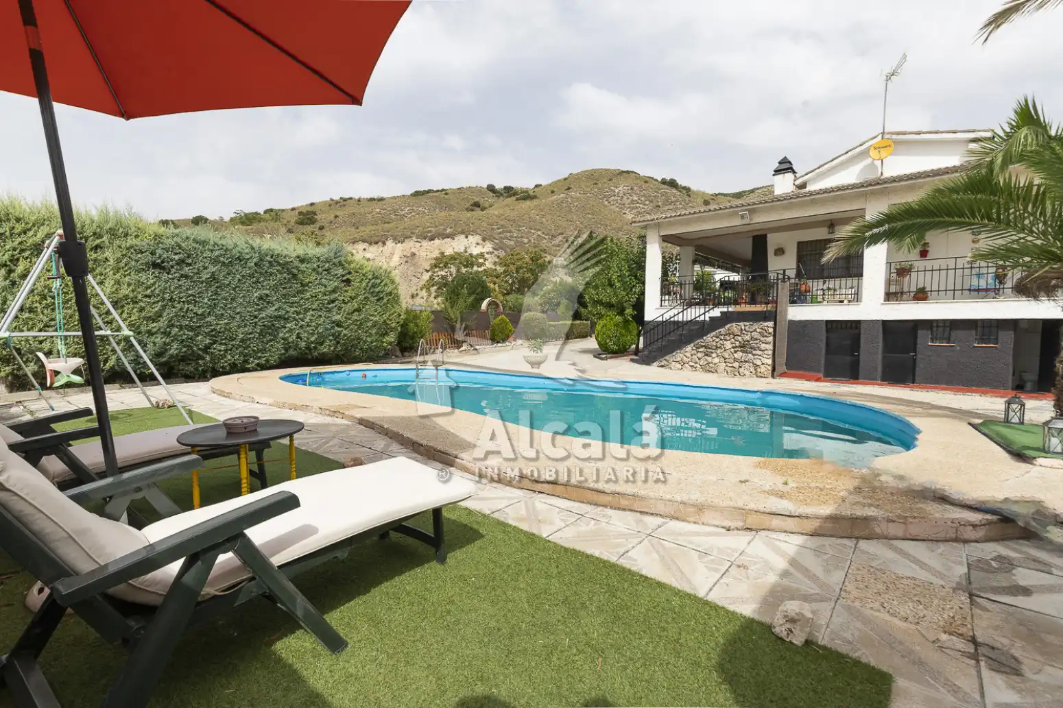 Piscina de Casa o chalet en venta en Tielmes con Aire acondicionado, Calefacción y Jardín privado