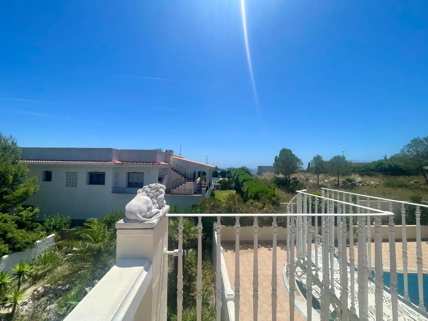 Vista exterior de Casa o chalet en venta en Peñíscola / Peníscola con Aire acondicionado, Jardín privado y Terraza