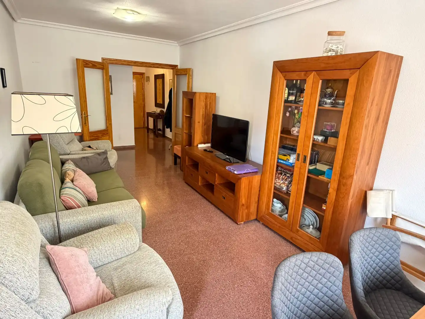 Living room of Flat for sale in  Murcia Capital  with Air Conditioner, Storage room and Furnished