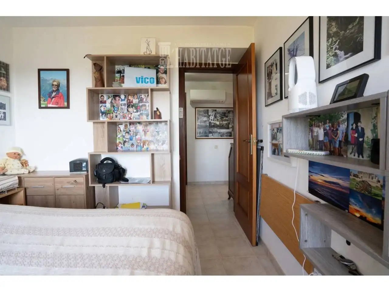 Bedroom of Houses for sale in Sant Hilari Sacalm  with Air Conditioner, Heating and Private garden