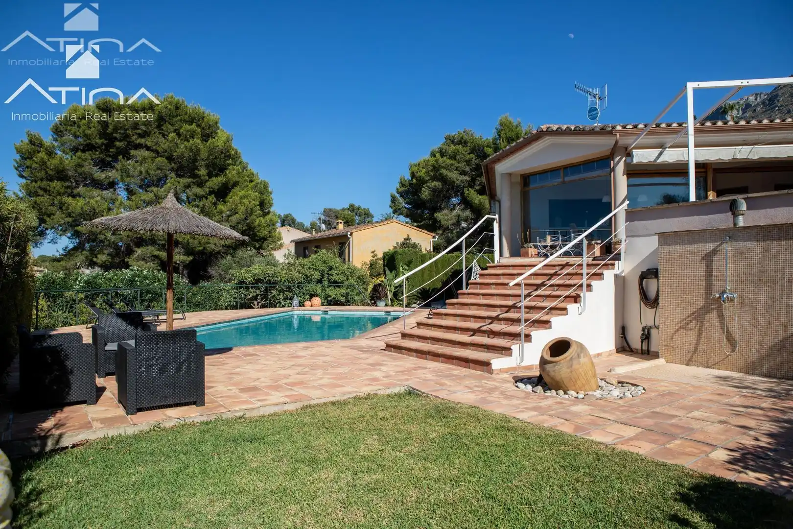 Swimming pool of Houses for sale in Dénia  with Air Conditioner, Private garden and Terrace