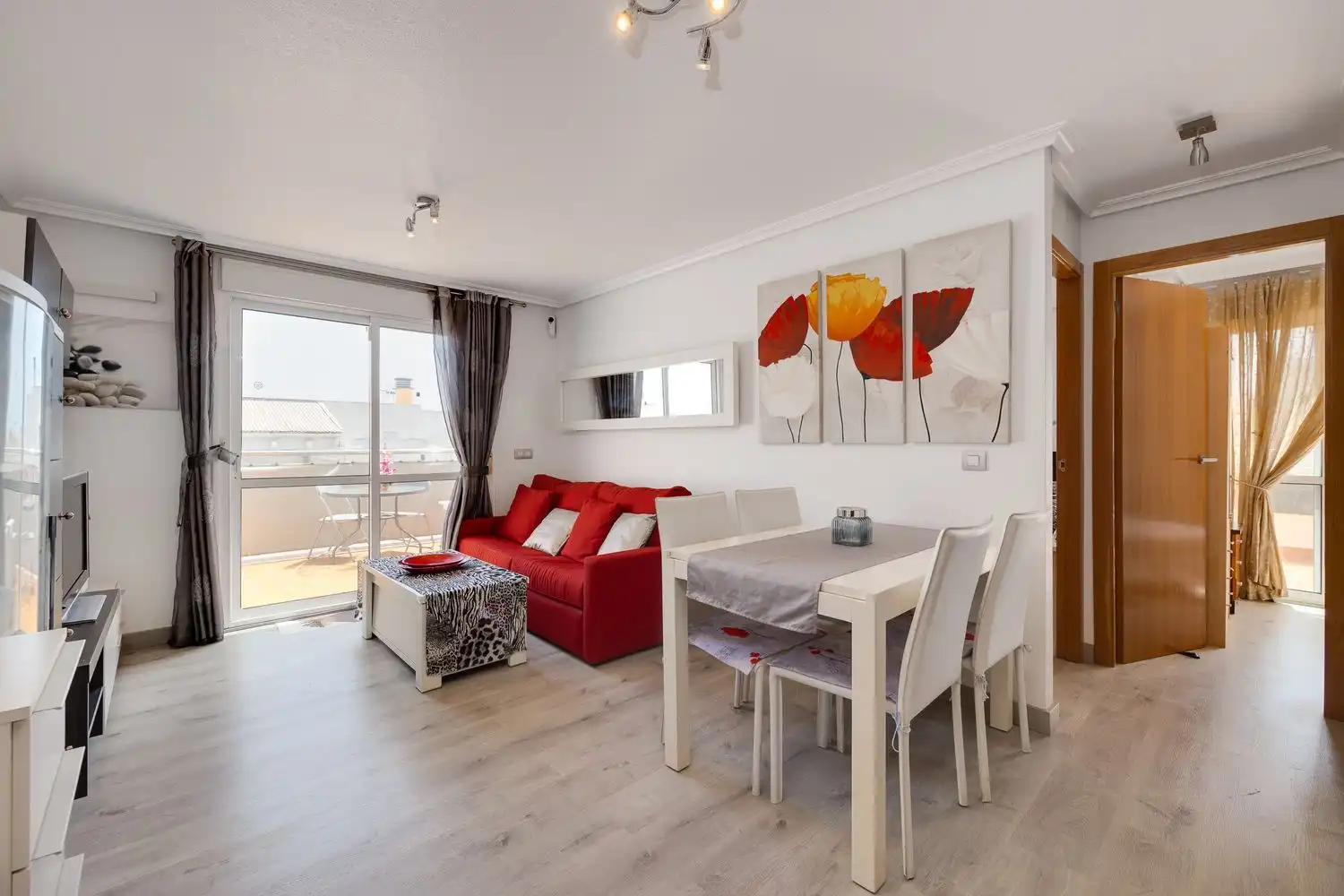 Sala de estar de Ático en venta en Torrevieja con Aire acondicionado y Terraza