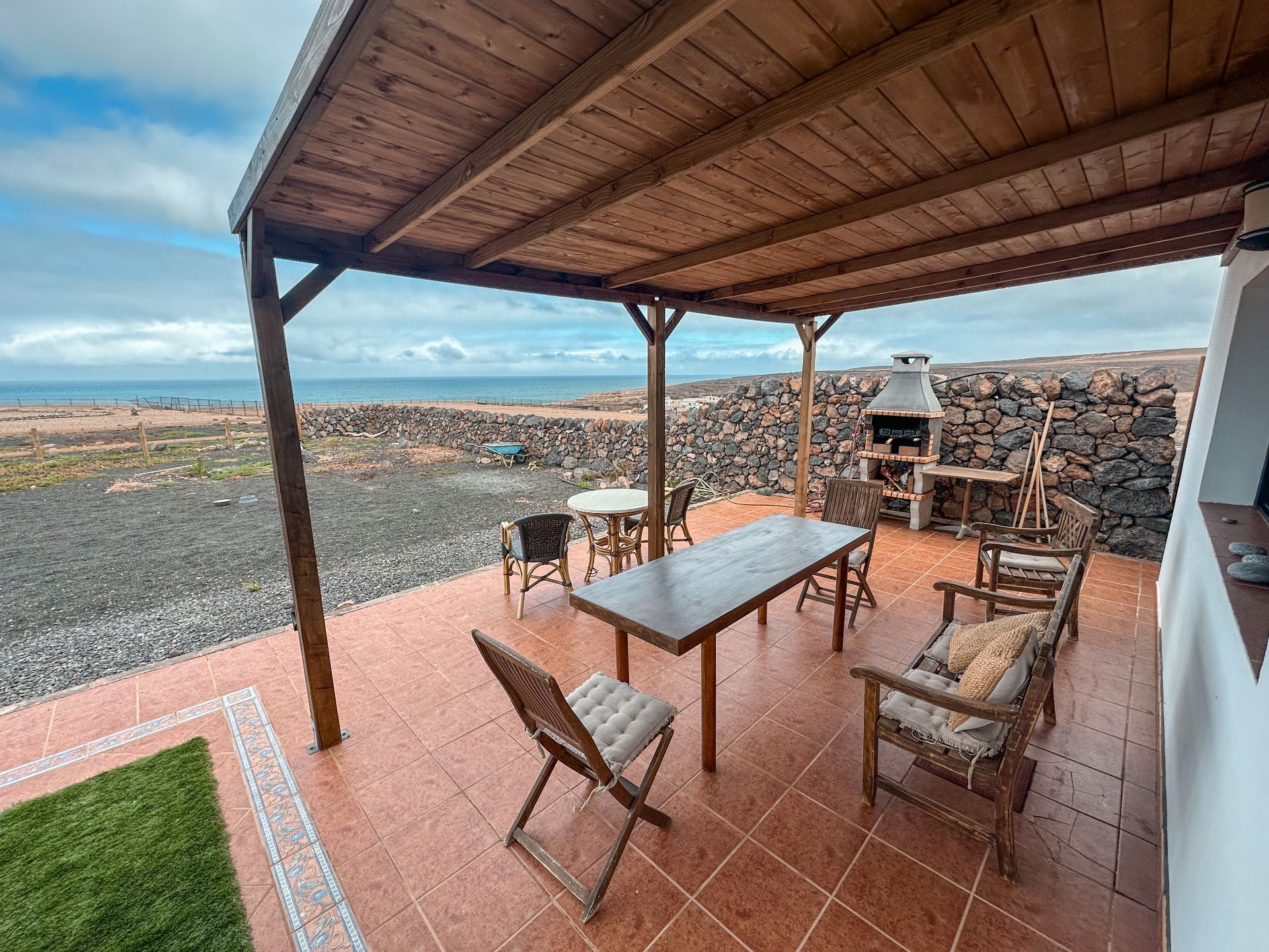 Terrace of House or chalet for sale in Pájara