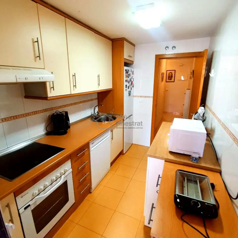 Küche von Wohnung zum Verkauf in Villajoyosa / La Vila Joiosa mit Klimaanlage, Terrasse und Abstellraum