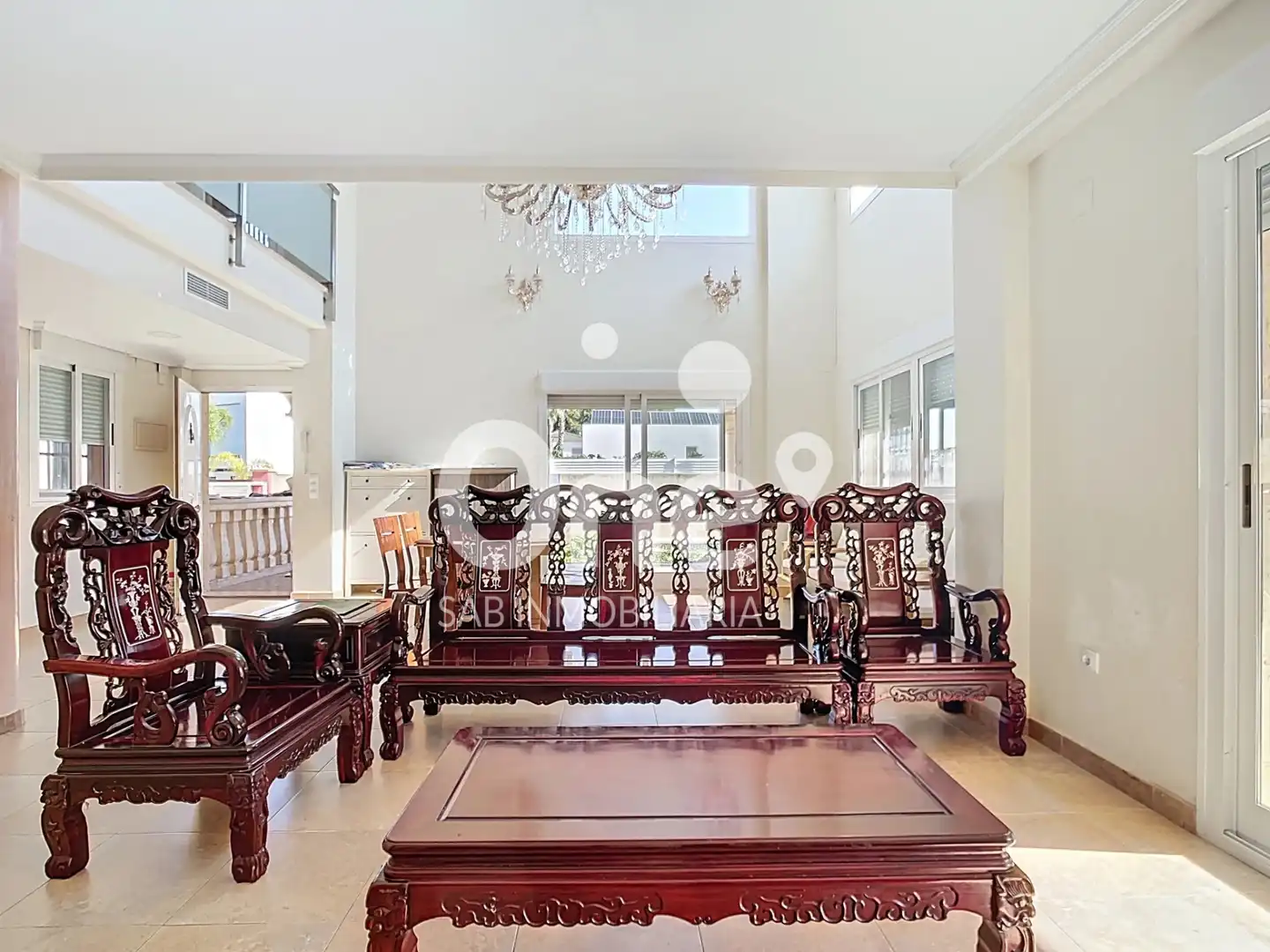 Sala de estar de Casa o chalet en venta en L'Eliana con Aire acondicionado, Jardín privado y Terraza