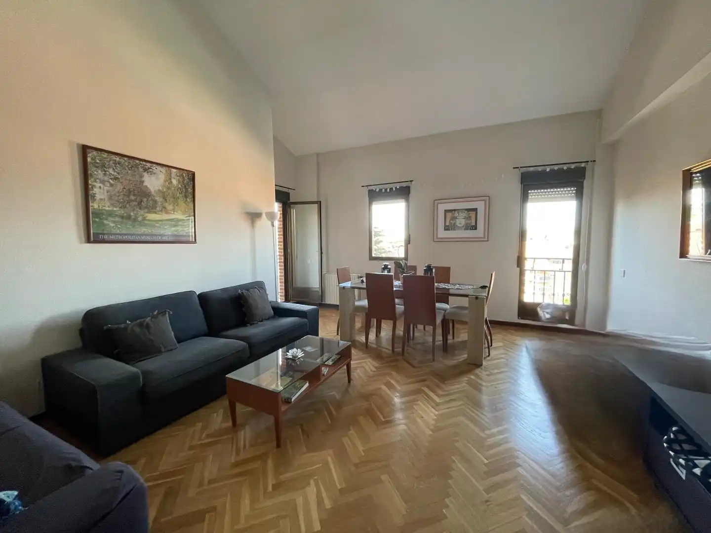 Sala de estar de Dúplex en venta en San Agustín del Guadalix con Aire acondicionado, Calefacción y Parquet