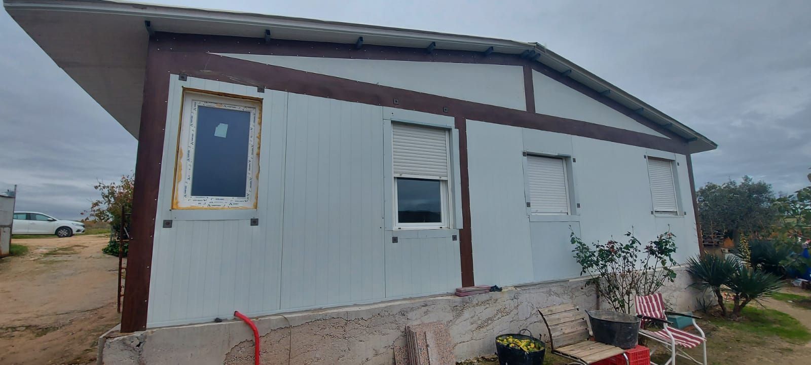 Exterior view of House or chalet for sale in Santo Domingo-Caudilla  with Heating