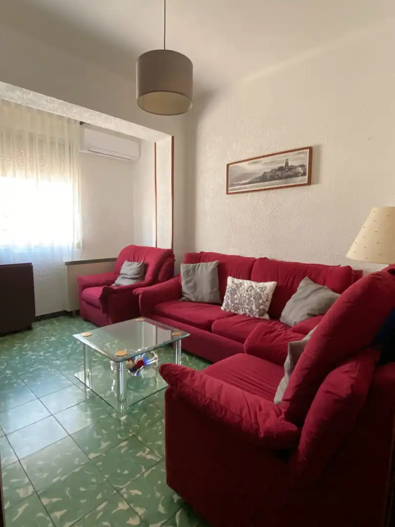 Living room of Flat for rent in Zaragoza  with Heating, Furnished and Oven