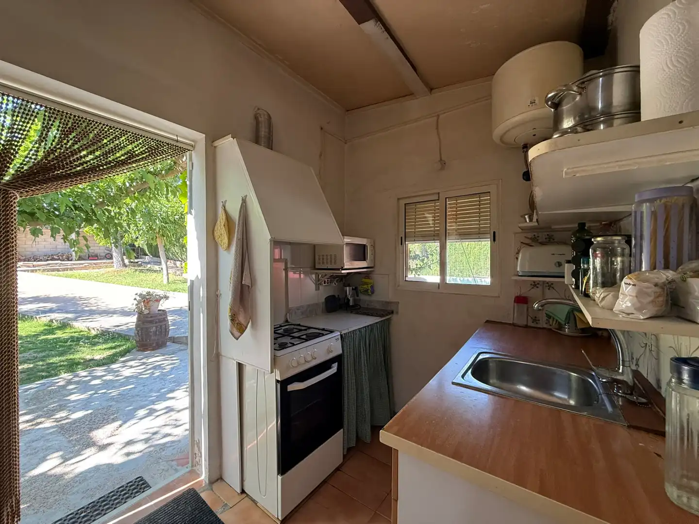 Cocina de Casa o chalet en venta en Caspe con Calefacción, Jardín privado y Parquet