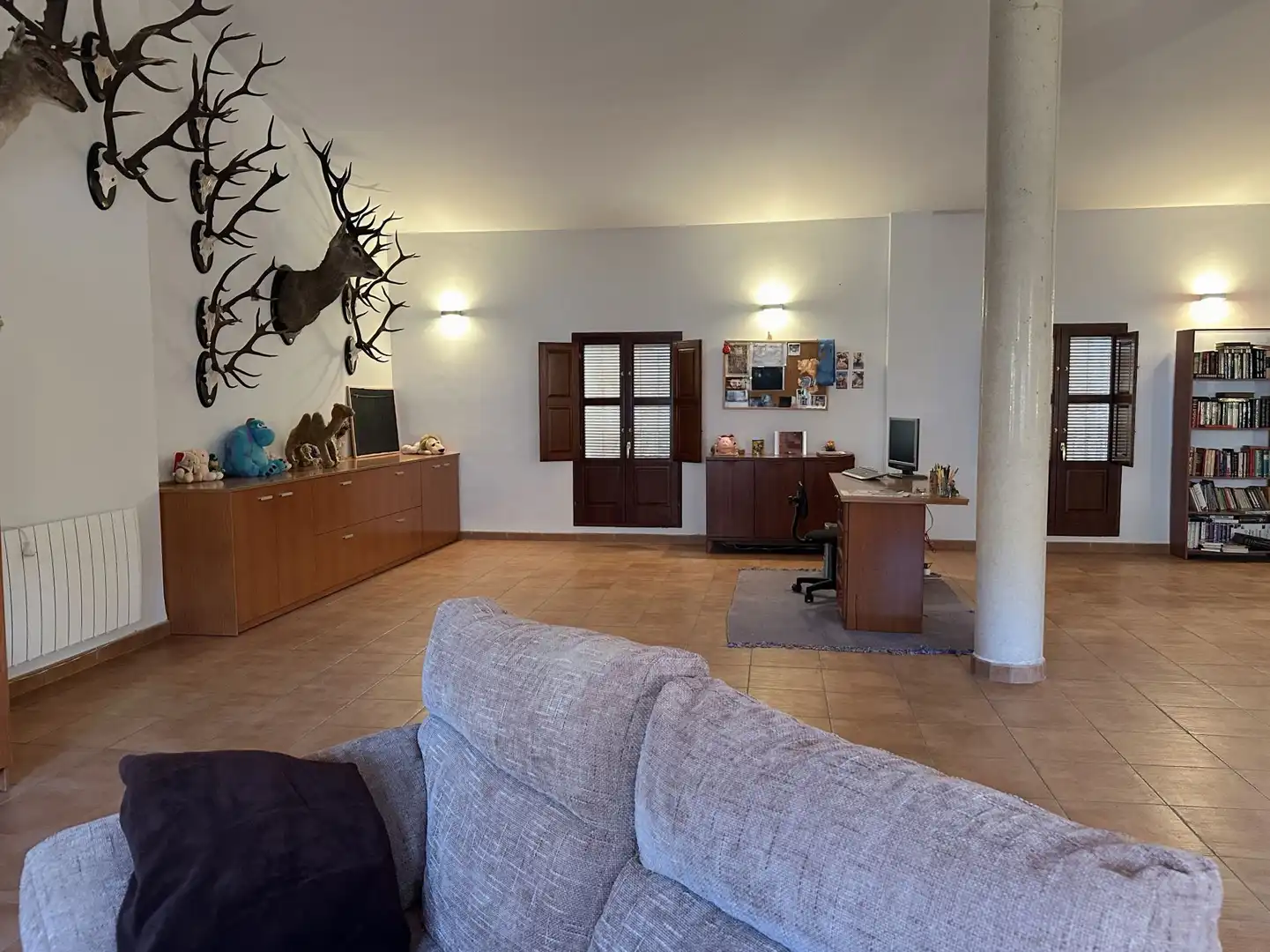 Sala de estar de Finca rústica en venta en Aielo de Malferit con Calefacción, Terraza y Piscina
