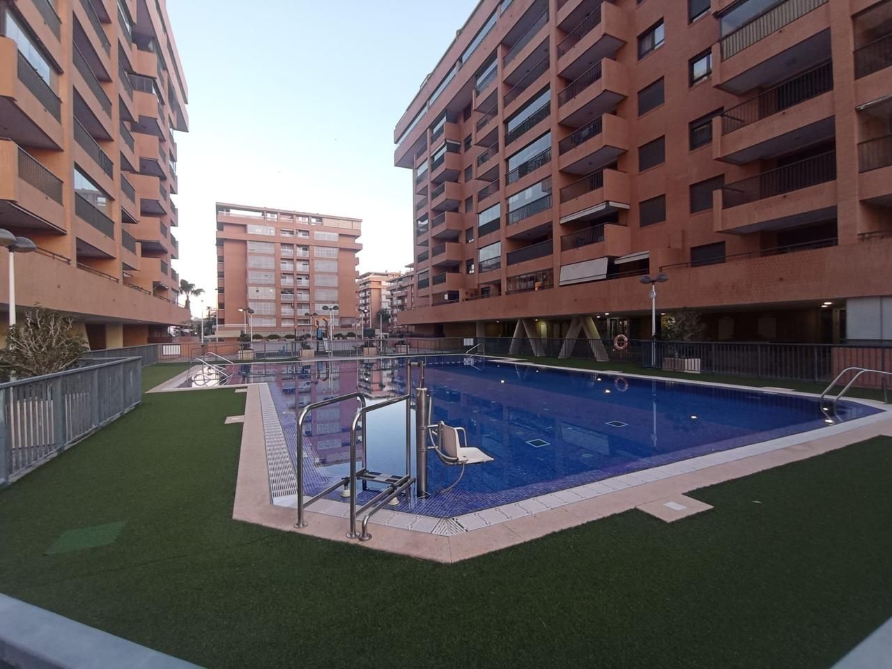 Swimming pool of Flat to rent in Alboraya  with Air Conditioner, Heating and Furnished