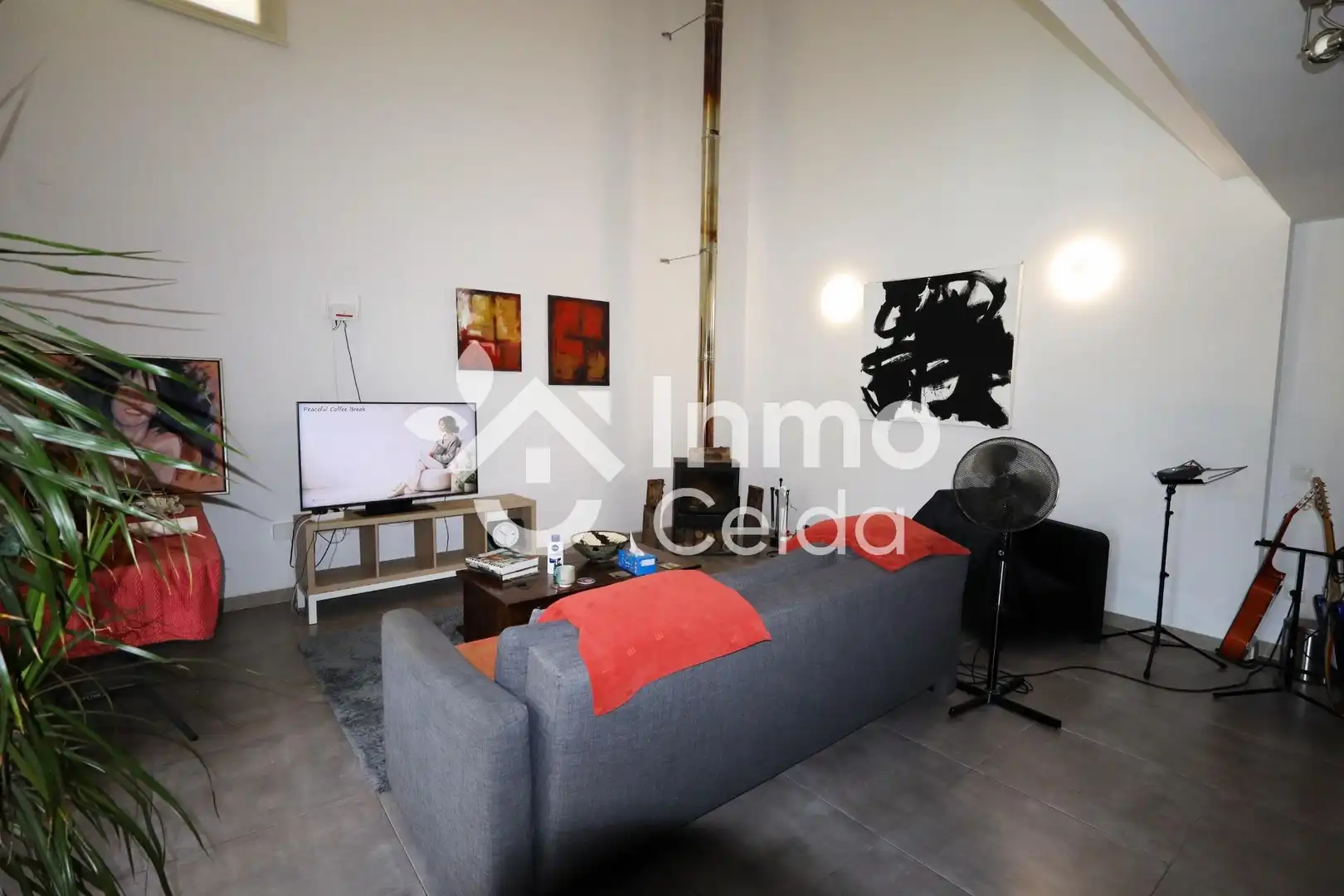 Sala de estar de Casa o chalet en venta en Chiva con Aire acondicionado, Calefacción y Jardín privado