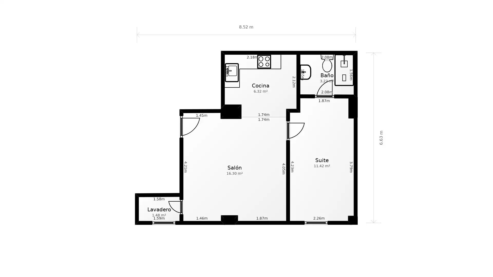 Piso en venta en Molins de Rei con Aire acondicionado, Parquet y Horno