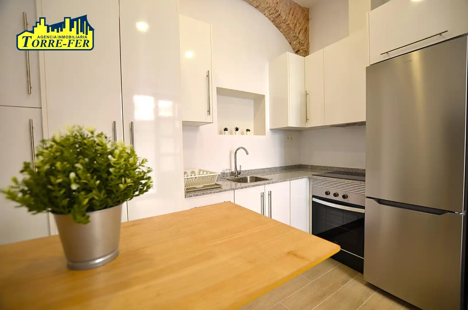 Kitchen of Apartments for rent in Almería  with Air Conditioner and Furnished