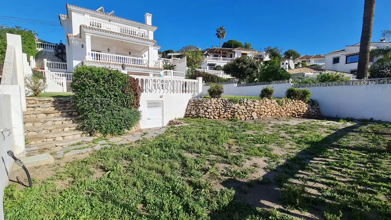 Jardí de Casa o xalet en venda en Benalmádena amb Aire condicionat, Jardí privat i Terrassa