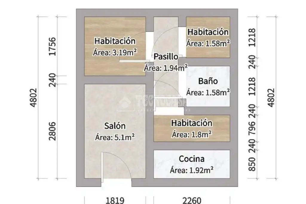 Schlafzimmer von Wohnung zum Verkauf in Córdoba