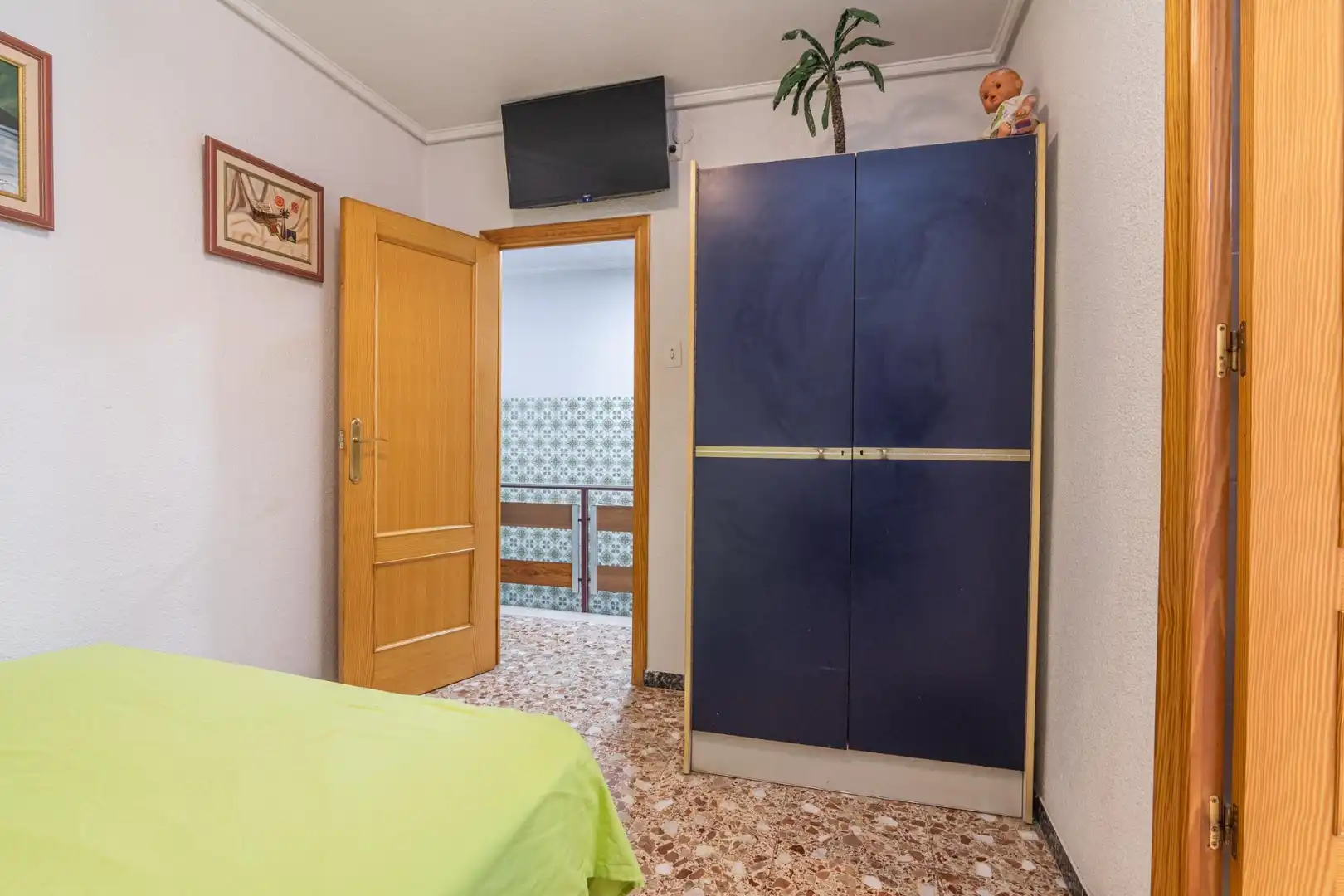 Schlafzimmer von Einfamilien-Reihenhaus zum Verkauf in Elche / Elx mit Klimaanlage, Terrasse und Balkon