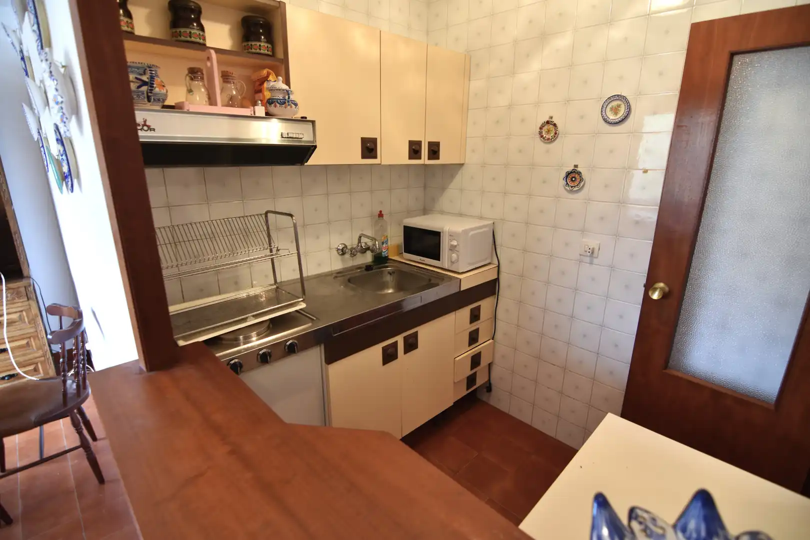 Cocina de Piso en venta en Pontedeume con Calefacción, Parquet y Terraza