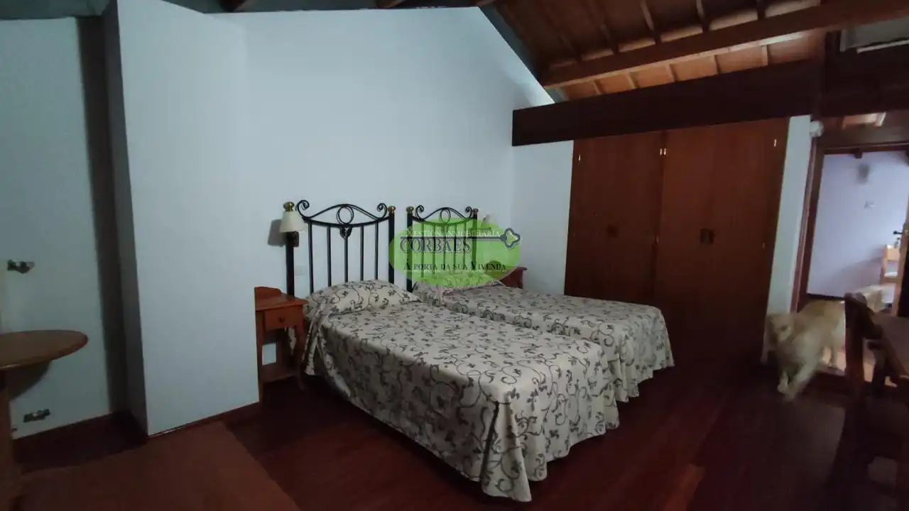 Habitación de Finca rústica en venta en A Peroxa  con Calefacción, Terraza y Amueblado