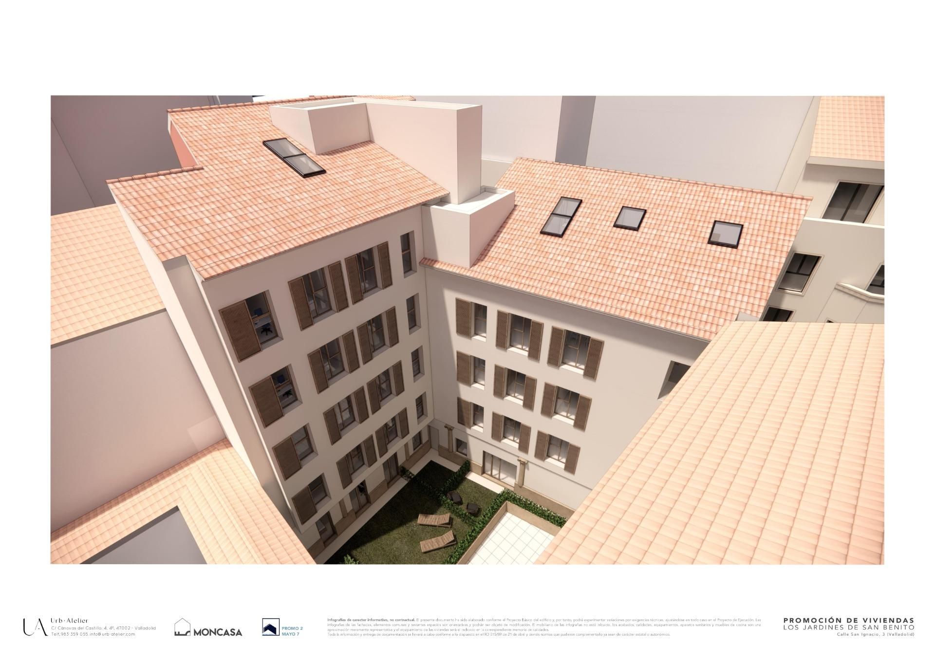 Exterior view of Planta baja for sale in Valladolid Capital  with Heating, Private garden and Terrace