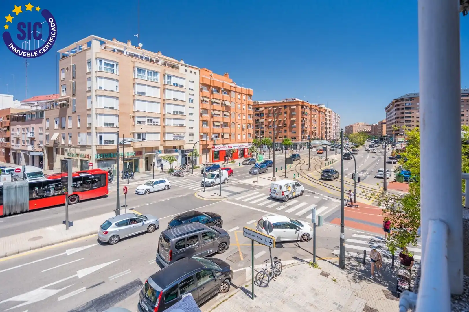 Vista exterior de Piso en venta en Valencia con Aire acondicionado, Calefacción y Terraza