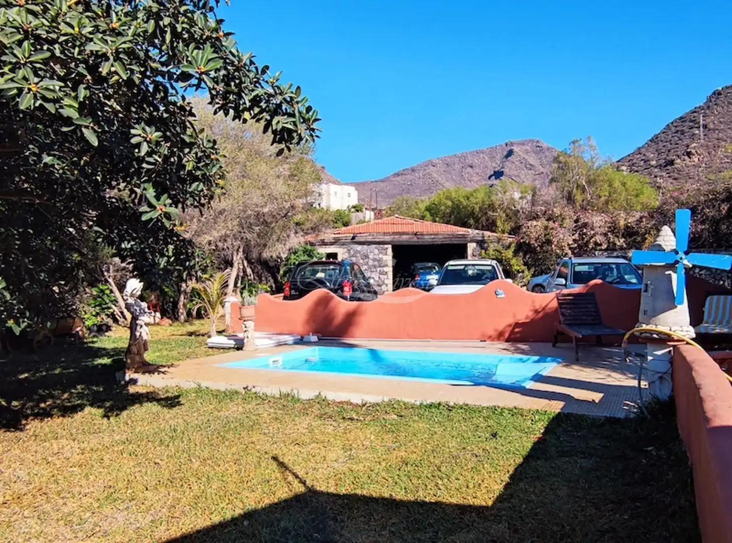 Jardí de Casa o xalet en venda en Santiago del Teide amb Jardí privat, Terrassa i Moblat