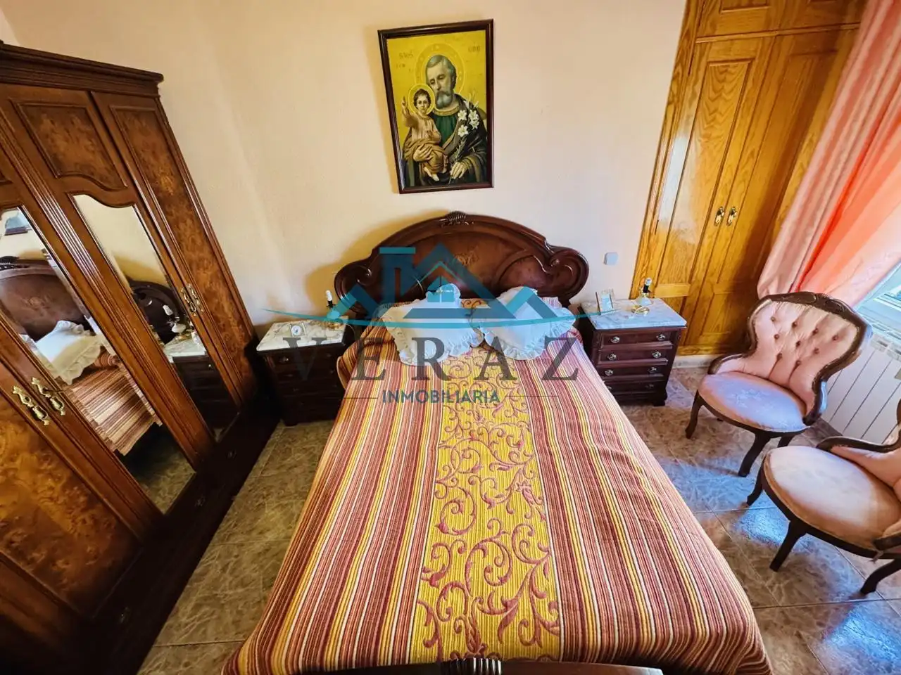 Bedroom of Houses for sale in Quismondo  with Air Conditioner