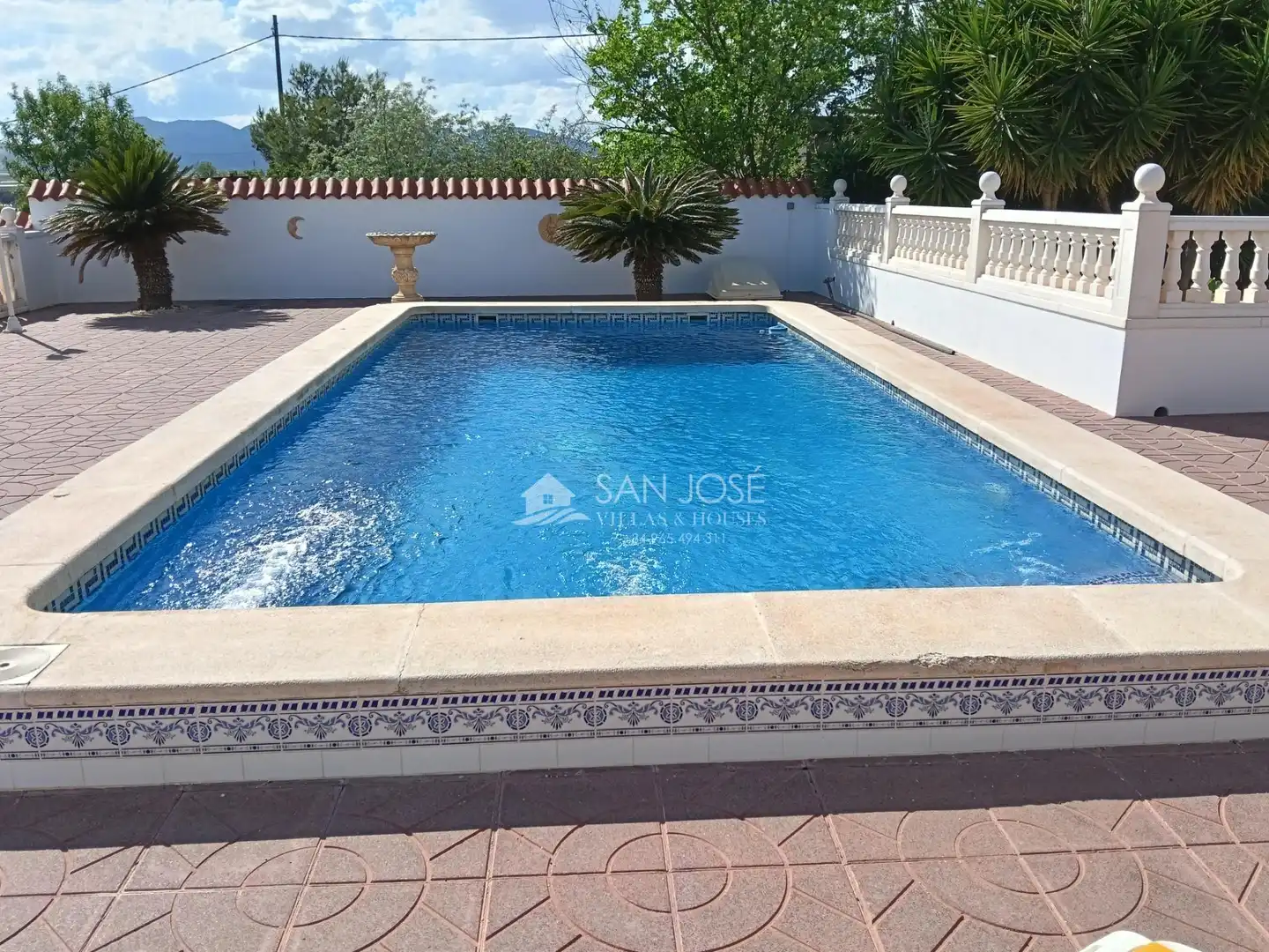 Piscina de Casa o chalet en venta en Aspe con Aire acondicionado, Calefacción y Jardín privado