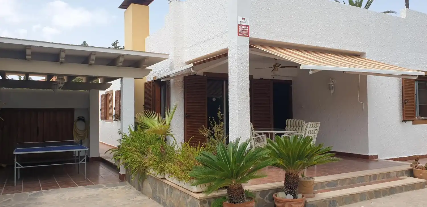 Terraza de Casa o chalet de alquiler en Cartagena con Aire acondicionado, Calefacción y Jardín privado