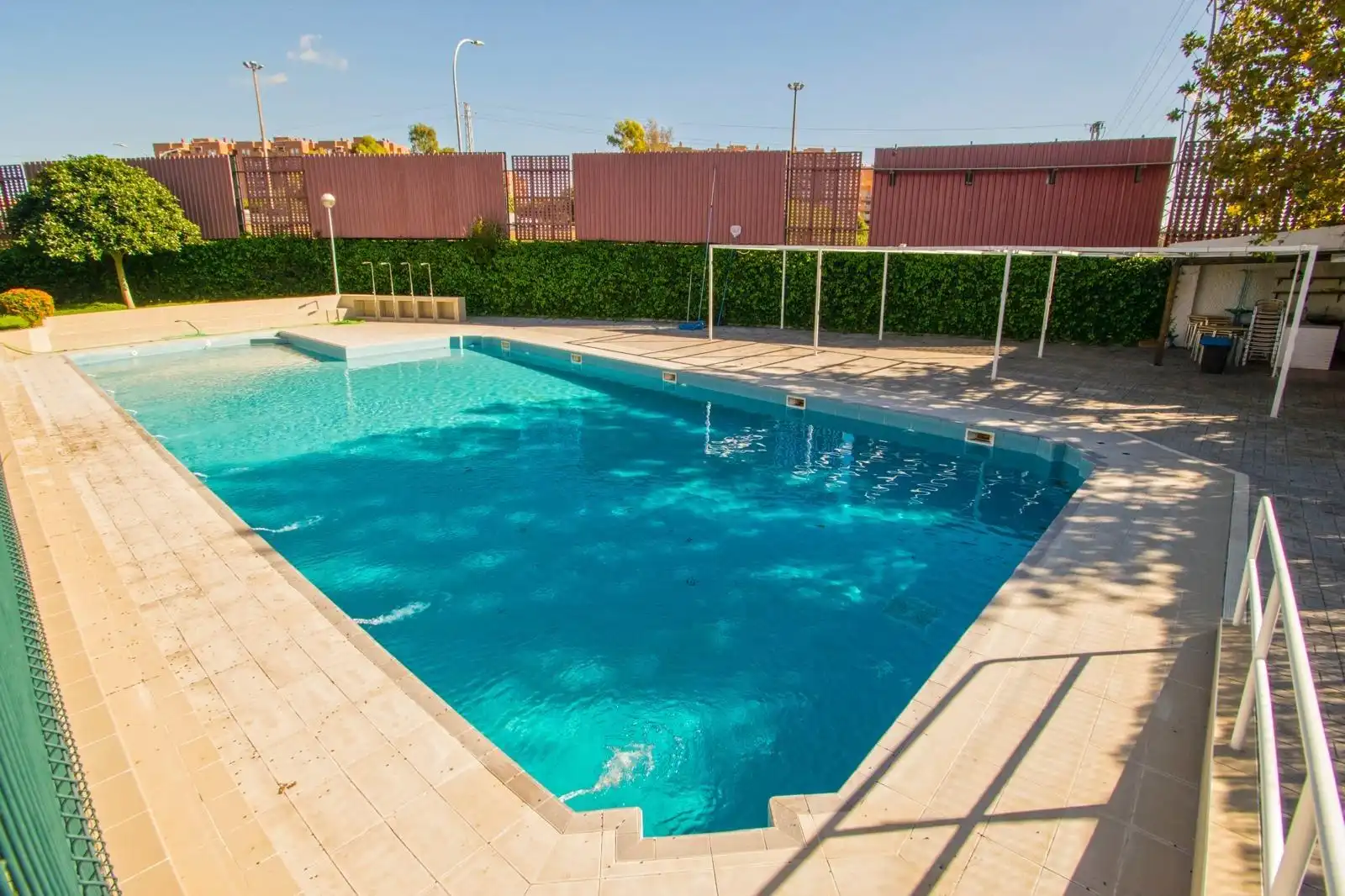 Swimming pool of Attic for sale in Sevilla  with Air Conditioner, Heating and Parquet flooring