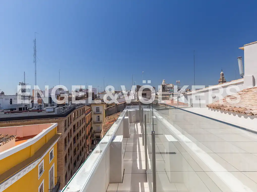 Terrassa de Àtic de lloguer en Valencia amb Aire condicionat, Calefacció i Terrassa