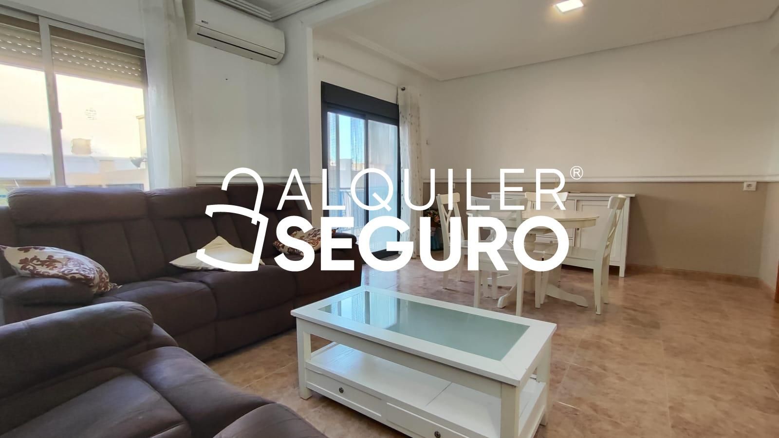 Sala d'estar de Pis de lloguer en Sagunto / Sagunt amb Aire condicionat, Terrassa i Traster