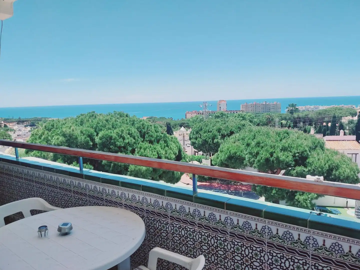 Terraza de Apartamento en venta en Mijas con Jardín privado, Terraza y Amueblado