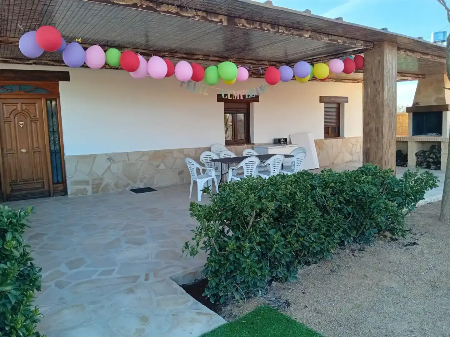 Terraza de Casa o chalet de alquiler en San Clemente con Aire acondicionado, Jardín privado y Piscina
