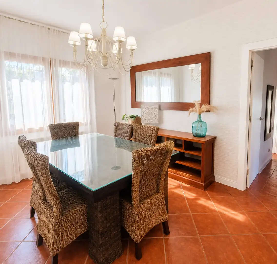 Dining room of Houses for sale in Sils  with Heating, Private garden and Terrace