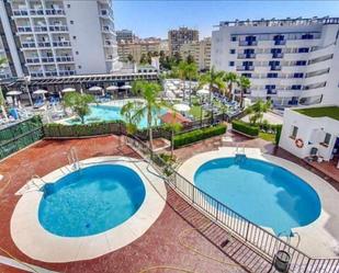 Swimming pool of Planta baja for sale in Benalmádena  with Air Conditioner, Heating and Private garden