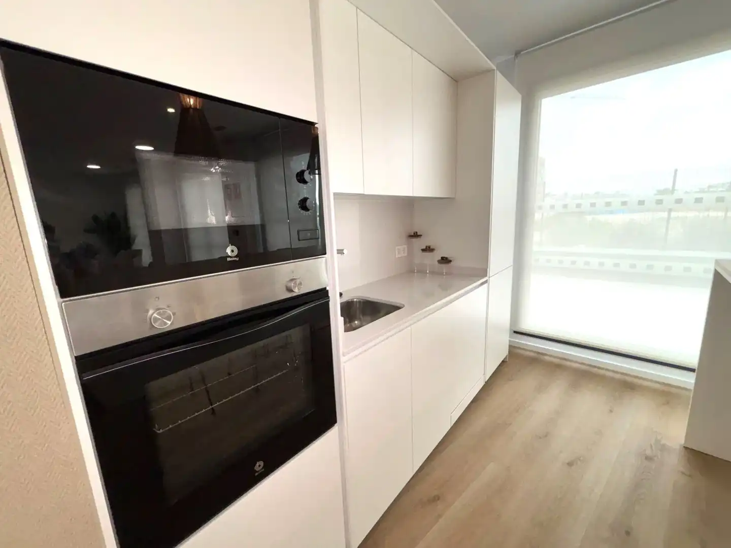 Cocina de Piso de alquiler en Murcia con Aire acondicionado, Calefacción y Terraza