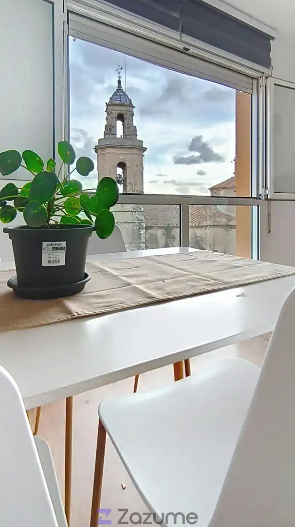 Terrasse von Wohnung zur Miete in Constantí mit Klimaanlage, Parkett und Möbliert