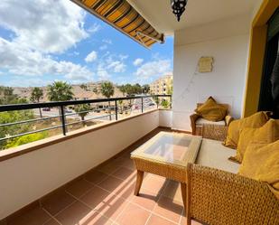 Terrace of Flat to rent in Orihuela  with Air Conditioner, Swimming Pool and Furnished