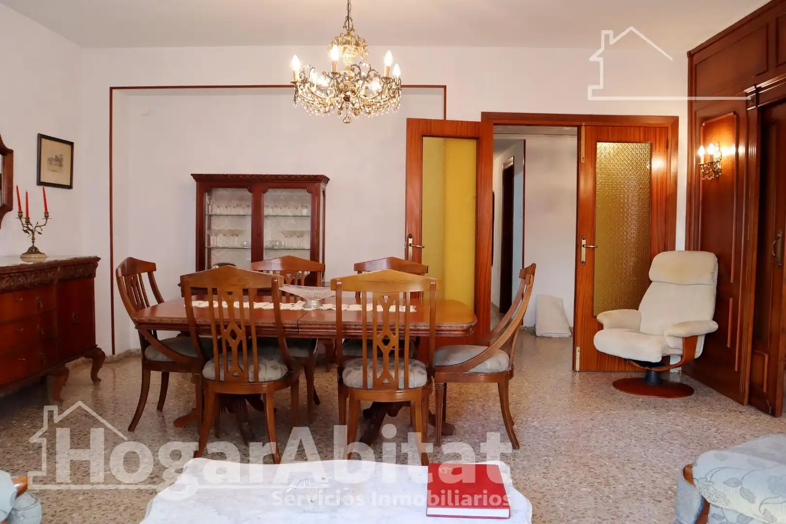 Comedor de Piso en venta en Oliva con Terraza y Balcón