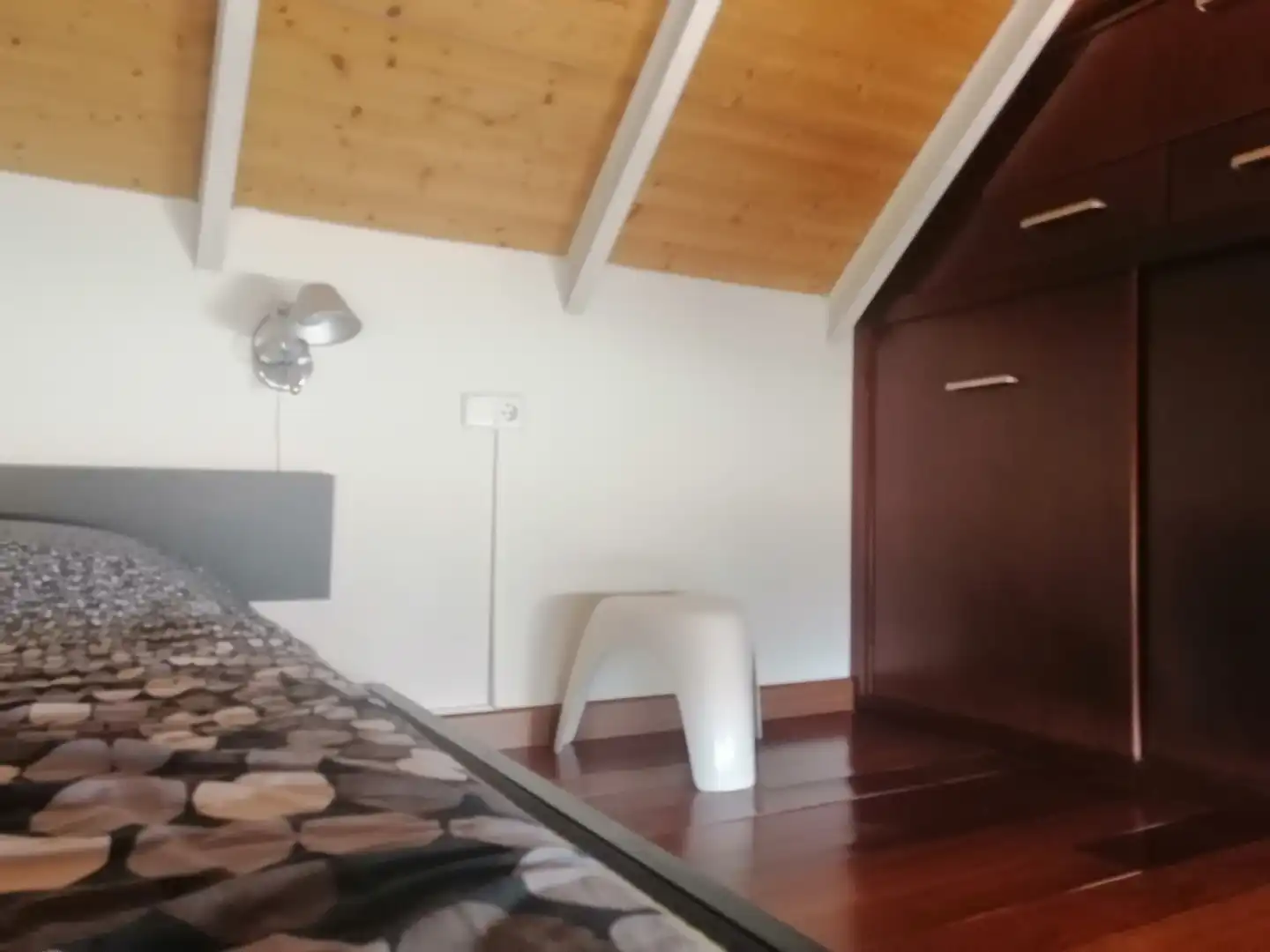 Schlafzimmer von Loft zur Miete in Sevilla mit Klimaanlage, Heizung und Terrasse