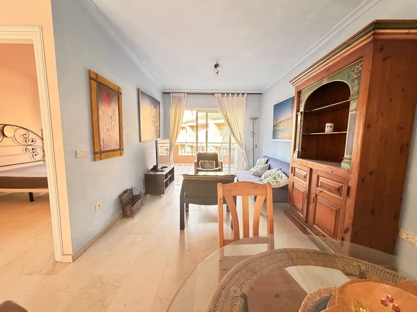 Wohnzimmer von Wohnungen zur Miete in Puerto de la Cruz mit Möbliert und Gemeinschaftspool