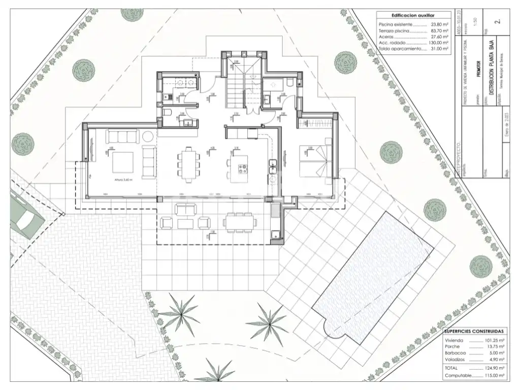 House with pool for sale in La Fustera, imagen 14