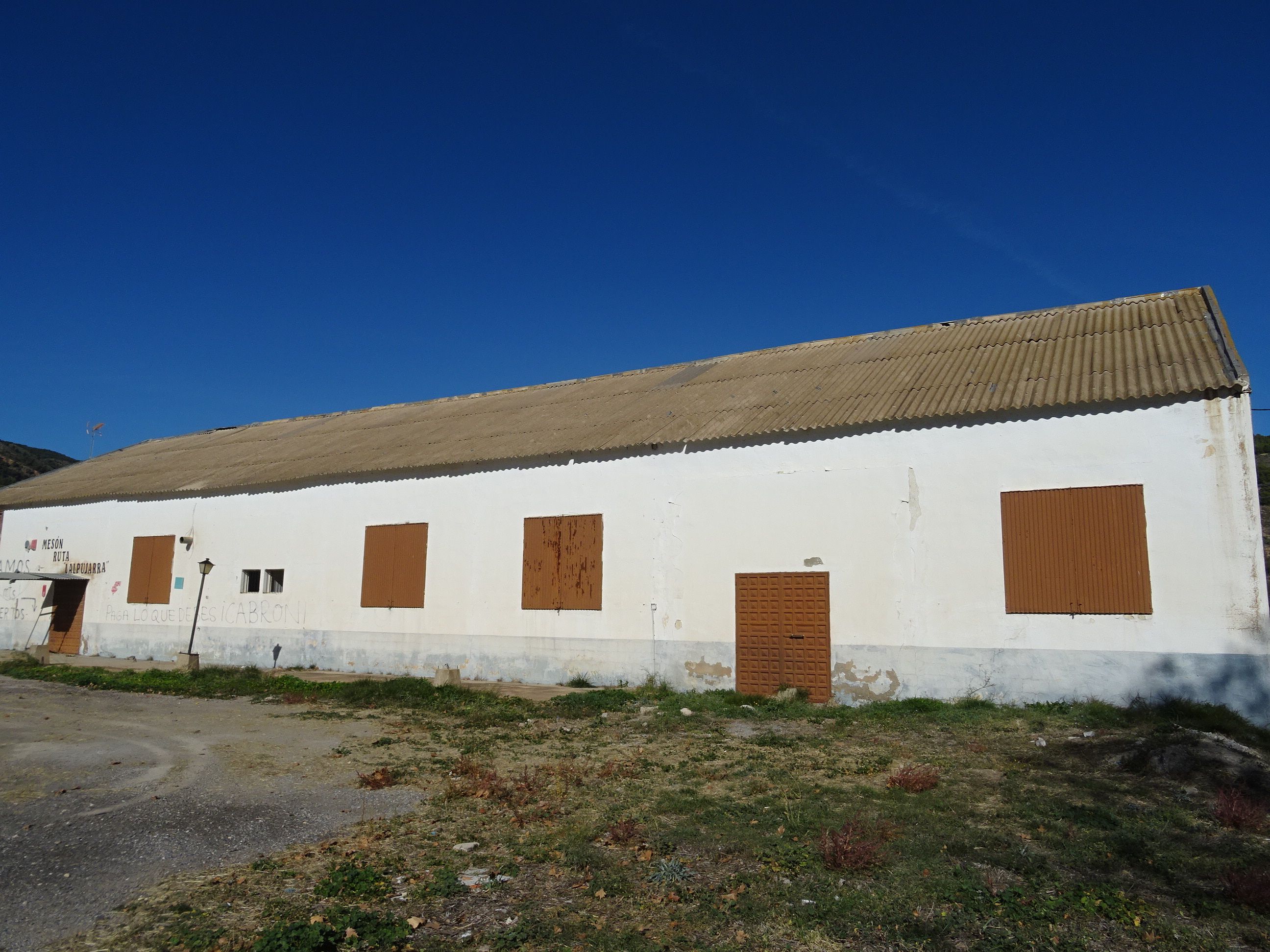 Exterior view of Industrial buildings for sale in Laujar de Andarax