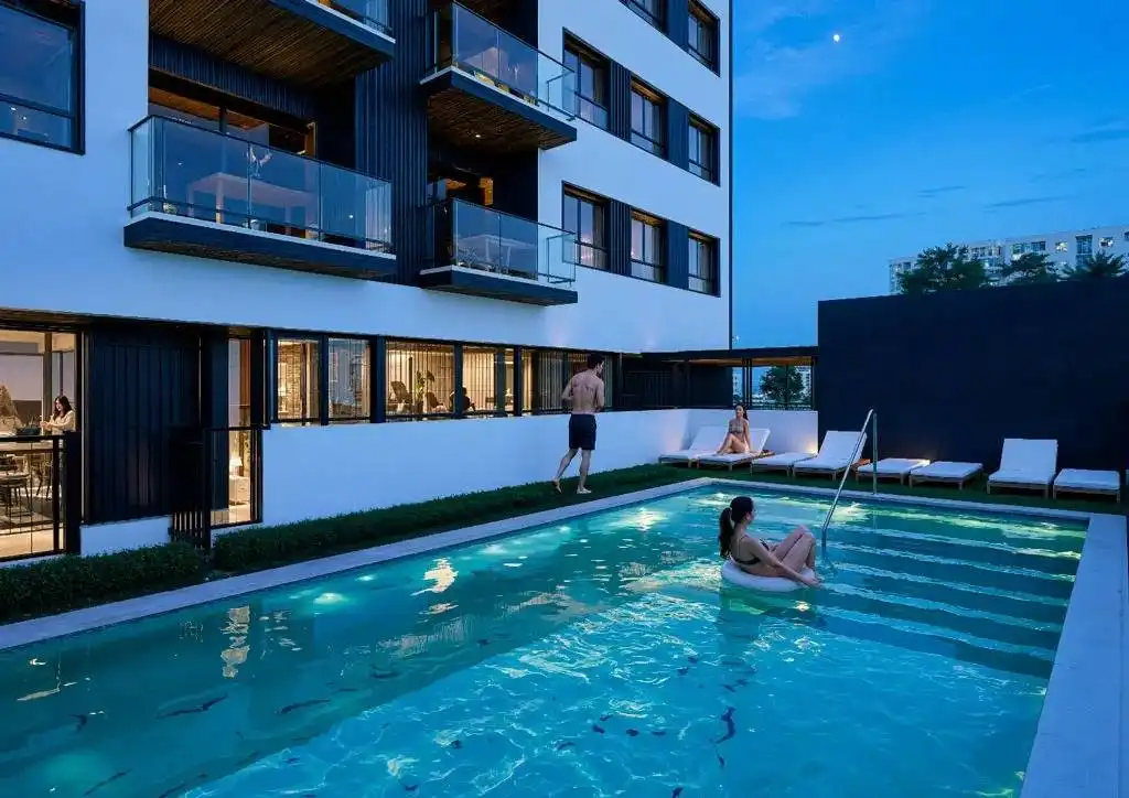 Piscina de Apartament en venda en Bonrepòs i Mirambell amb Aire condicionat, Terrassa i Balcó