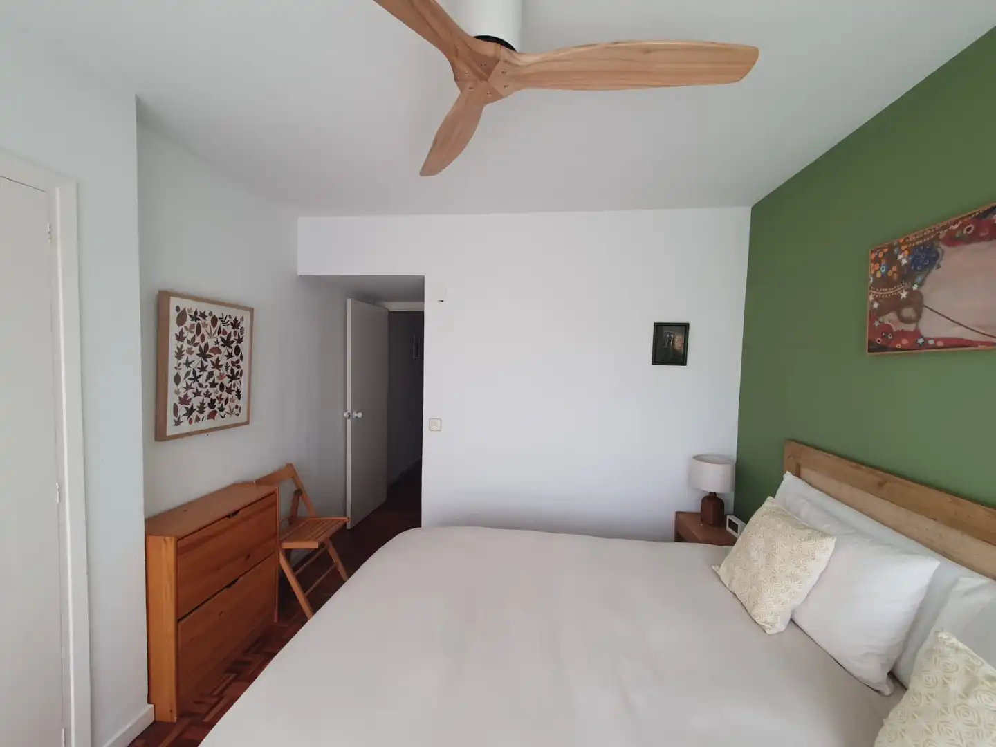 Schlafzimmer von Wohnung zur Miete in Sopela mit Heizung, Terrasse und Möbliert