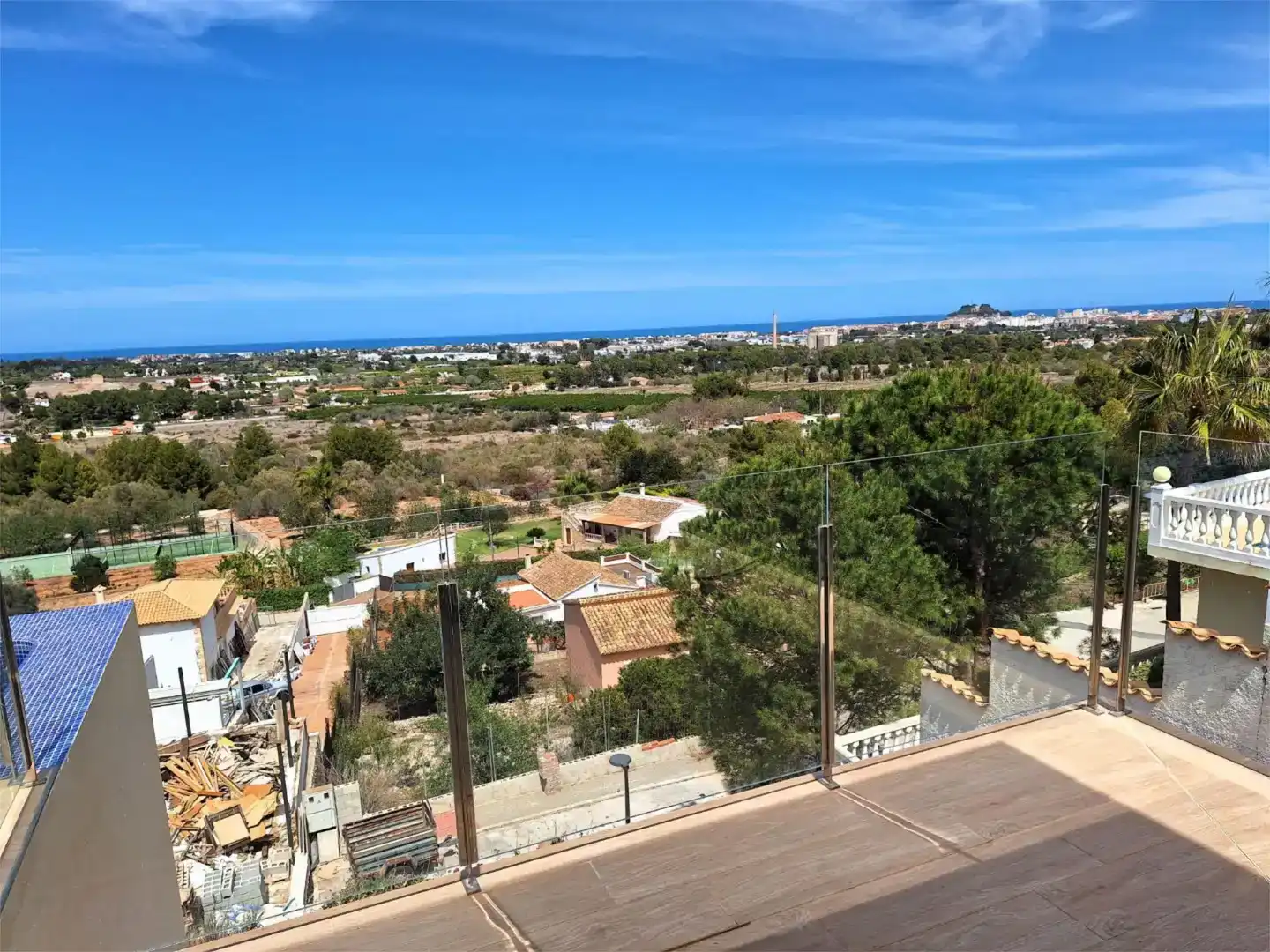 Vista exterior de Casa o chalet en venta en Dénia con Aire acondicionado y Piscina