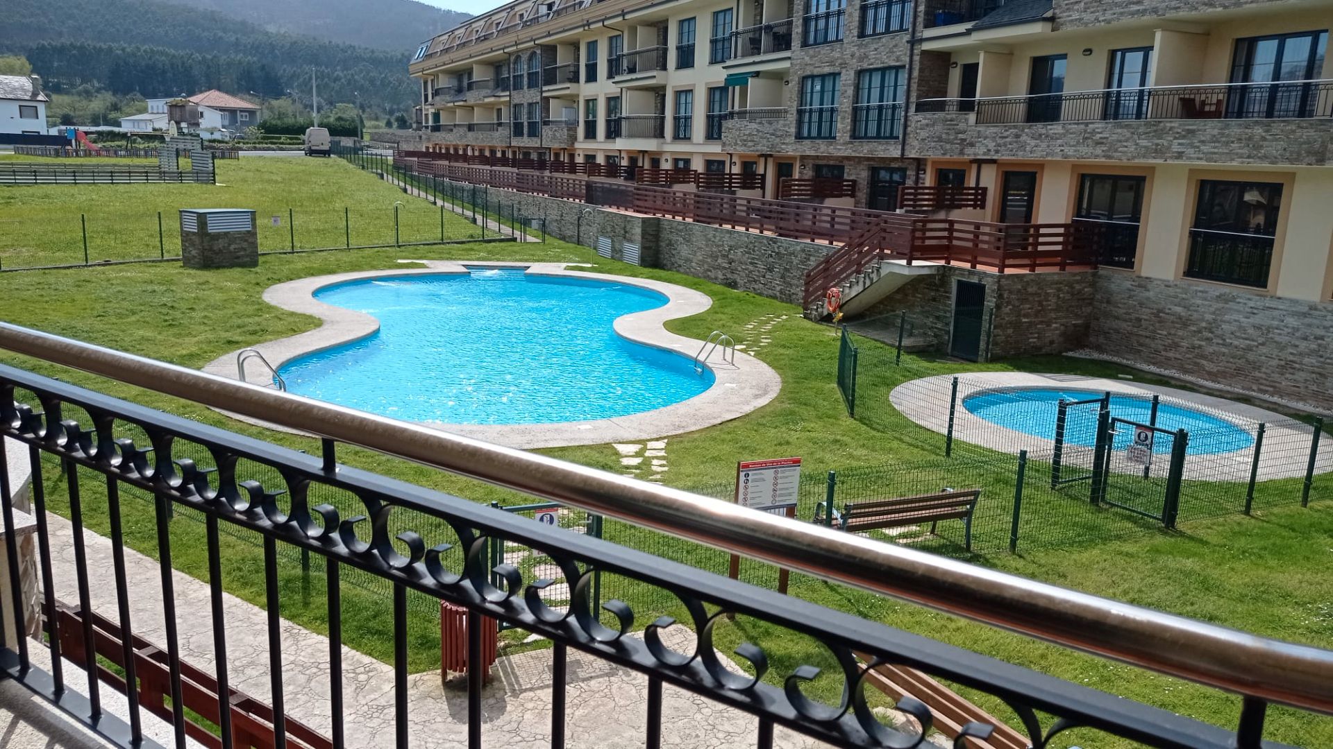 Swimming pool of Flat for sale in Barreiros  with Heating, Storage room and Furnished