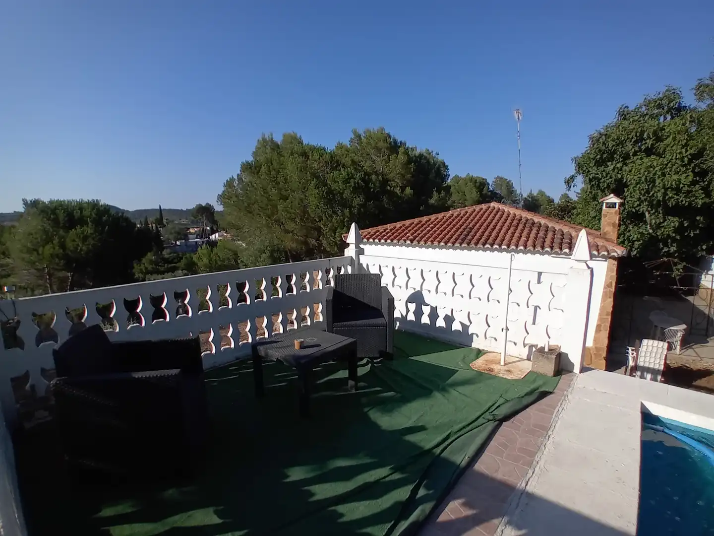 Terraza de Casa o chalet en venta en Godelleta con Jardín privado, Terraza y Piscina